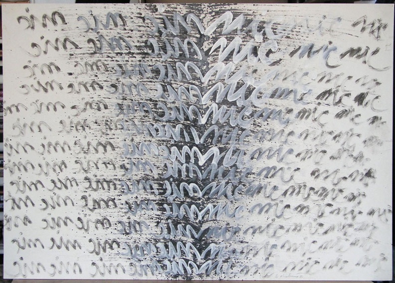 1987, 63×87 cm, karton, akryl, Nic, sig.