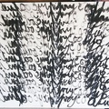 1987, 700×970 mm, papír, akryl, Pryč odtud, sig., soukr. sb. 259