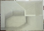 1976-78, 57×81 cm, plátno, tužka, akryl, Bydliště, sig., soukr. sb.