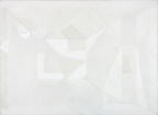 1976-78, 58×80 cm, plátno, tužka, akryl, Klamný prostor II, sig., KGVUZ O1255