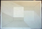 1996, 57×81,5 cm, plátno, tužka, akryl, Korelace prostoru, sig., soukr. sb.