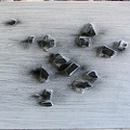 1993, 45,5×52,5 cm, sololit, uhlí, akryl, tužka, sig.