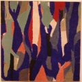 1963, 100×100 cm, tempera, sololit, Detail opony JD, sig., soukr. sb. 3