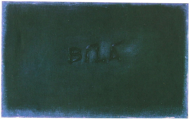 1972, 34,5×55,5 cm, olej, plátno, Spektrum I, sig., MU Olomouc O2165A