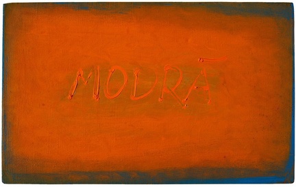 1972, 34,5×55,5 cm, olej, plátno, Spektrum II, sig., MU Olomouc, O2165B