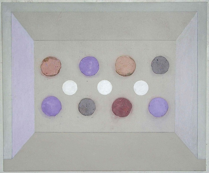 1998, 53,5×64,5 cm, sololit, akryl, pastely, tužka, sig.
