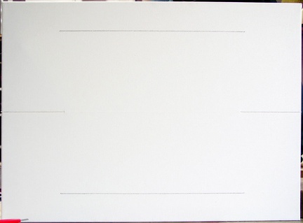 2003, 55×75 cm, plátno, akryl, provázek, tužka, sig., G2