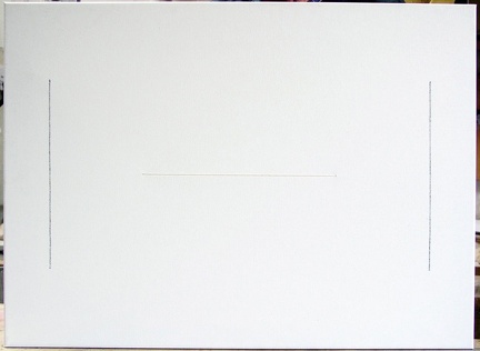 2003, 55×75 cm, plátno, akryl, provázek, tužka, sig., J2