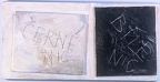 1976, 23×48 cm, akronex, sololit, akryl, dřevotříska, tužka, sig., soukr. sb. 70