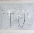 1976, 34×42,5 cm, akronex, sololit, akryl, dřevotříska, Tam-tu, sig., soukr. sb.