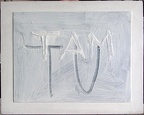 1976, 34×42,5 cm, akronex, sololit, akryl, dřevotříska, Tam-tu, sig., soukr. sb.