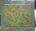 1976, 2002, 42,5×48 cm, akronex, sololit, akryl, dřevotříska, Růže je růže, sig., soukr. sb.