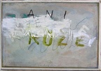 1976-77, 28×40 cm, akronex, sololit, akryl, dřevotříska, tužka, Ani-růže, sig., soukr. sb. 66