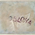 1976, 23×38,5 cm, sololit, akryl, dřevotříska, Země-obloha, sig., soukr. sb. 247