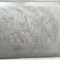1977, 25,5×41 cm, akronex, sololit, akryl, dřevotříska, Jaxi-taxi, sig.