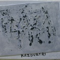 1976, 2009, 32×41,5 cm, akronex, sololit, akryl, dřevotříska, Raz-dva-tři, sig.