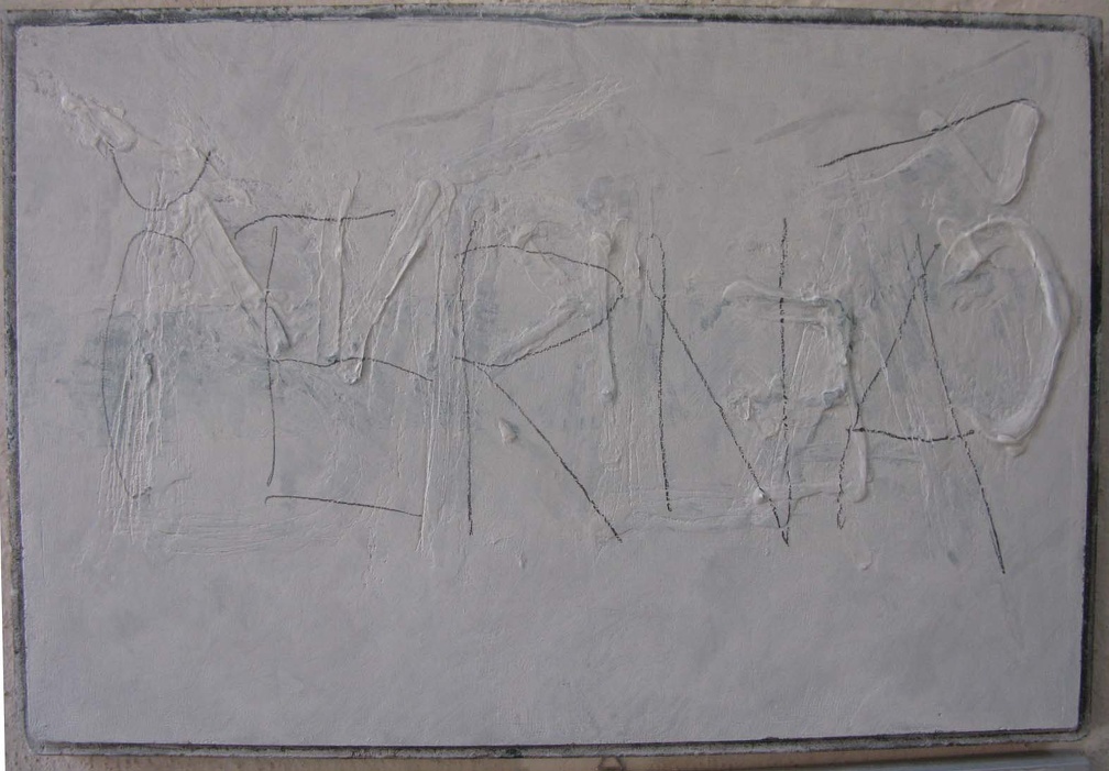1978, 26×38,5 cm, akronex, sololit, akryl, dřevotříska, Černá-bílá, sig.