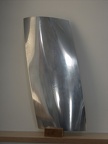 1968, 92×40 cm, dural, dřevo, Vyklenutý čtyřúhelník, nesig., B