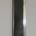1970, 24×179×25 cm, nerez. plech, dřevo, Stéla 4, nesig.