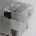 1974, 10×10×2 cm, plexisklo, nesig.A