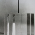 1974, 10×10×2 cm (2×), plexisklo, kov, nesig. B