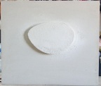 1993, 45,5×53 cm, sololit, akryl, sádra, razítko, tužka, sig. 