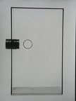 1971-72, 49,5×29×12 cm, plexisklo, dřevo, kov, ferity, Magnetické skříně, sig., soukr.sb.183