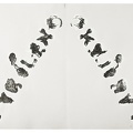 2010, 500×700 mm, dekalk, akryl, kovové piliny, papír