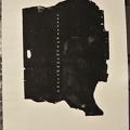 1966, 410×300 mm, reliéfní tisk, tiskařská barva, papír, kolážová grafika, sig.