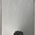 1972, 49,5×24,5 cm, dřevo, kov, umělohmotná fólie, ferit, kov. piliny, sig.,GBR Louny, g256