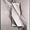 1980-81, 800×600 mm, skládaný papír, gafit, karton, plátno, Anatomie plochy, sig. soukr. sbírka