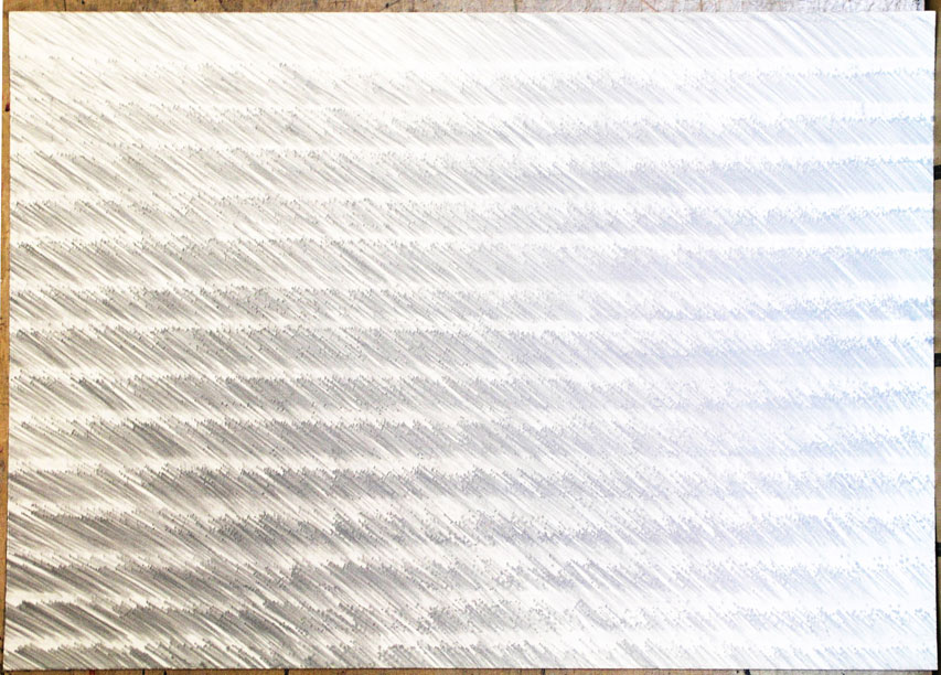 1985, 600×840 mm, tužka, papír, Kresba s překážkami, sig.