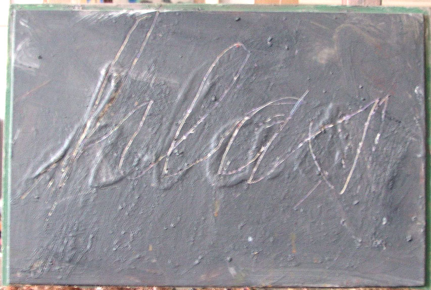 1978, 2002, 28×41,5 cm, akronex, sololit, akryl, dřevotříska, sig., soukr. sb. 74