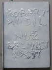 1981, 350×240 mm, akryl, tuš, Palimpsest II.(Robert Musil: Muž bez vlastností), sig.