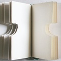 1985, 300×220 mm, perforovaná kniha, Prostor knihy II., sig. 