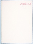 1972, 205×145 mm, fix, tužka, papír, Krajiny, sig.
