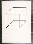1973, 210×145 mm, tuš, papír, Krychle A, sig.