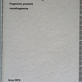 1972, 210×150 mm, ofset, papír, Fragmenty prostoru, sig. GHMP