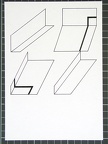1972, 210×150 mm, ofset, papír, Fragmenty prostoru