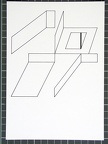 1972, 210×150 mm, ofset, papír, Fragmenty prostoru, sig.