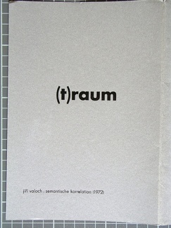 1972, 150×210 mm, ofset, papír, Korelace prostoru, sig.