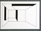 1972, 210×150 mm, ofset, papír, Korelace prostoru, sig.