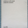 1972, 210×150 mm, ofset, fix, akryl, papír, Projekty pro malíře pokojů A, sig.