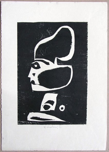 1960, 300×200 mm, tiskařská barva, papír, sig.