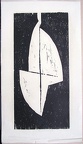 1960, 520×245 mm, tiskařská barva, papír, Milenci, sig.