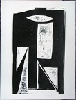 1961, 570×350 mm, tiskařská barva,  papír, sig.