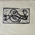 1962, 100×150 mm, tiskařská barva, papír, sig.