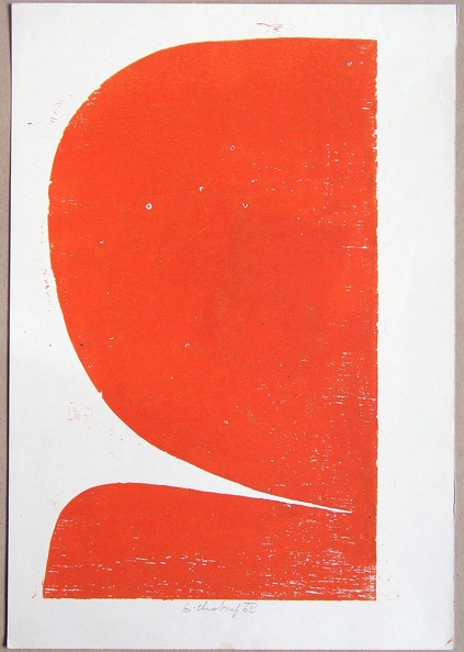 1962, 400×290 mm, tiskařská barva, papír, Tvary, sig. 
