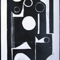 1962, 700×430 mm, tiskařská barva, papír, Signály, sig.