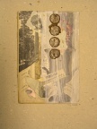 1963, 220×150 mm, koláž, pečeť. vosk, papír, akryl, sig.